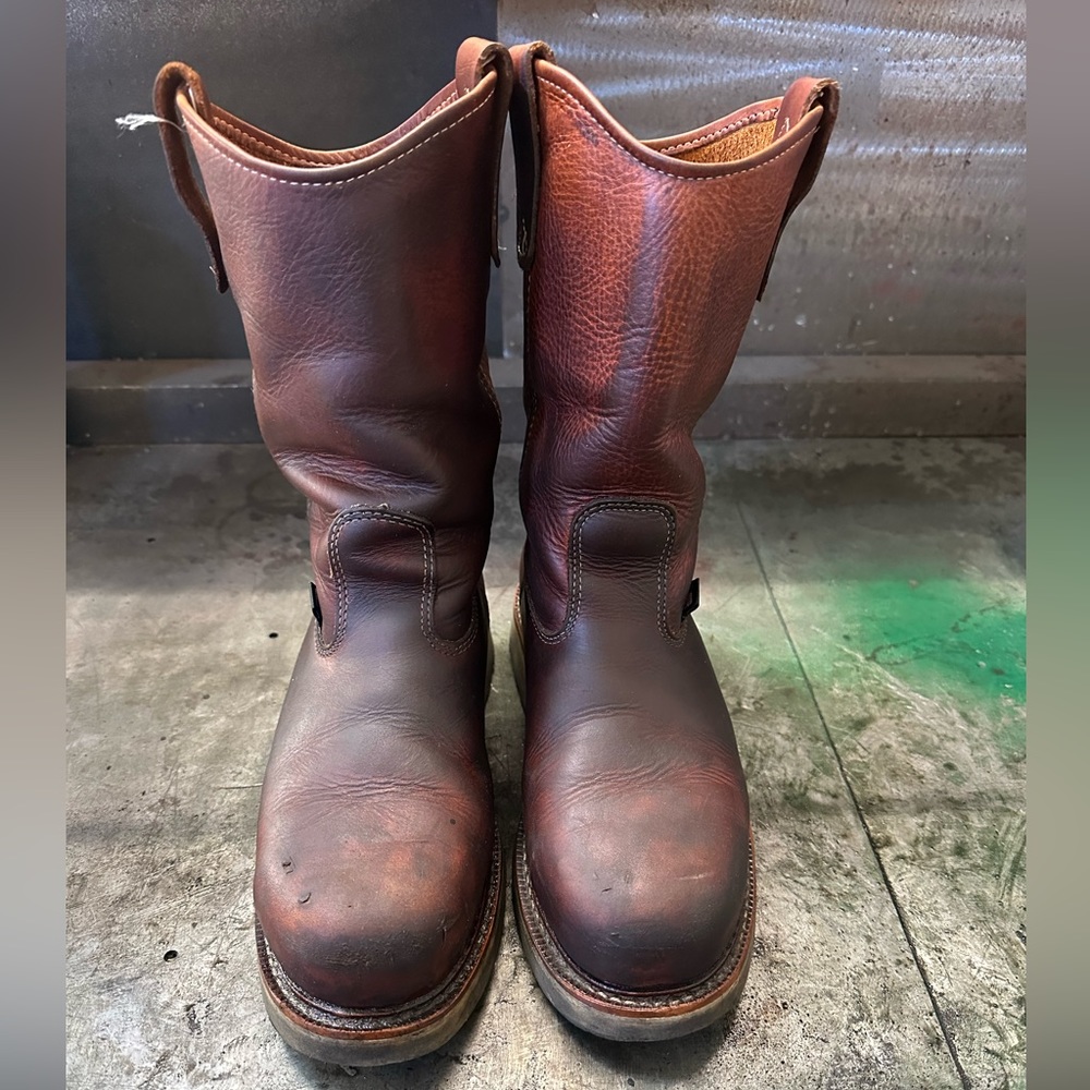 Men's Thorogood 10" Steel Toe Wedge Sole Work Boot (U.S.A.) 804-4205